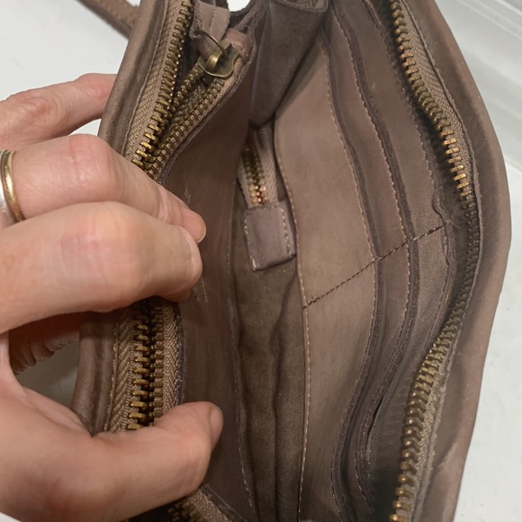 Boho studded leather wallet or clutch - Picture 9 of 15